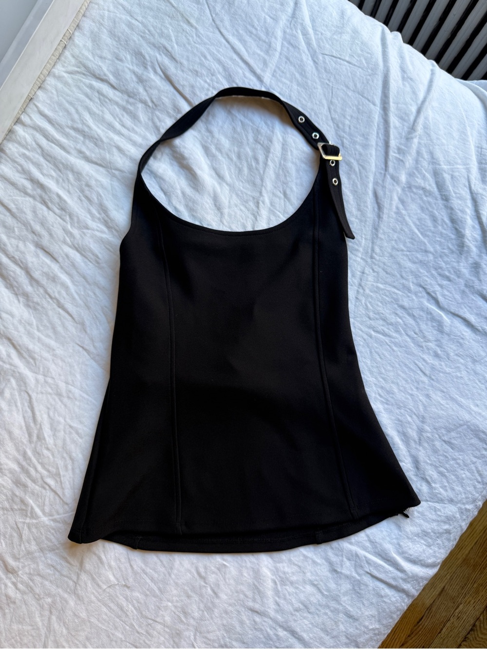 ODE Black Halter Tank Top